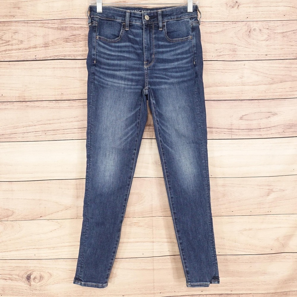 American Eagle Outfitters Jegging Jeans Womens 6 Short Stretch 27x25.5 Denim